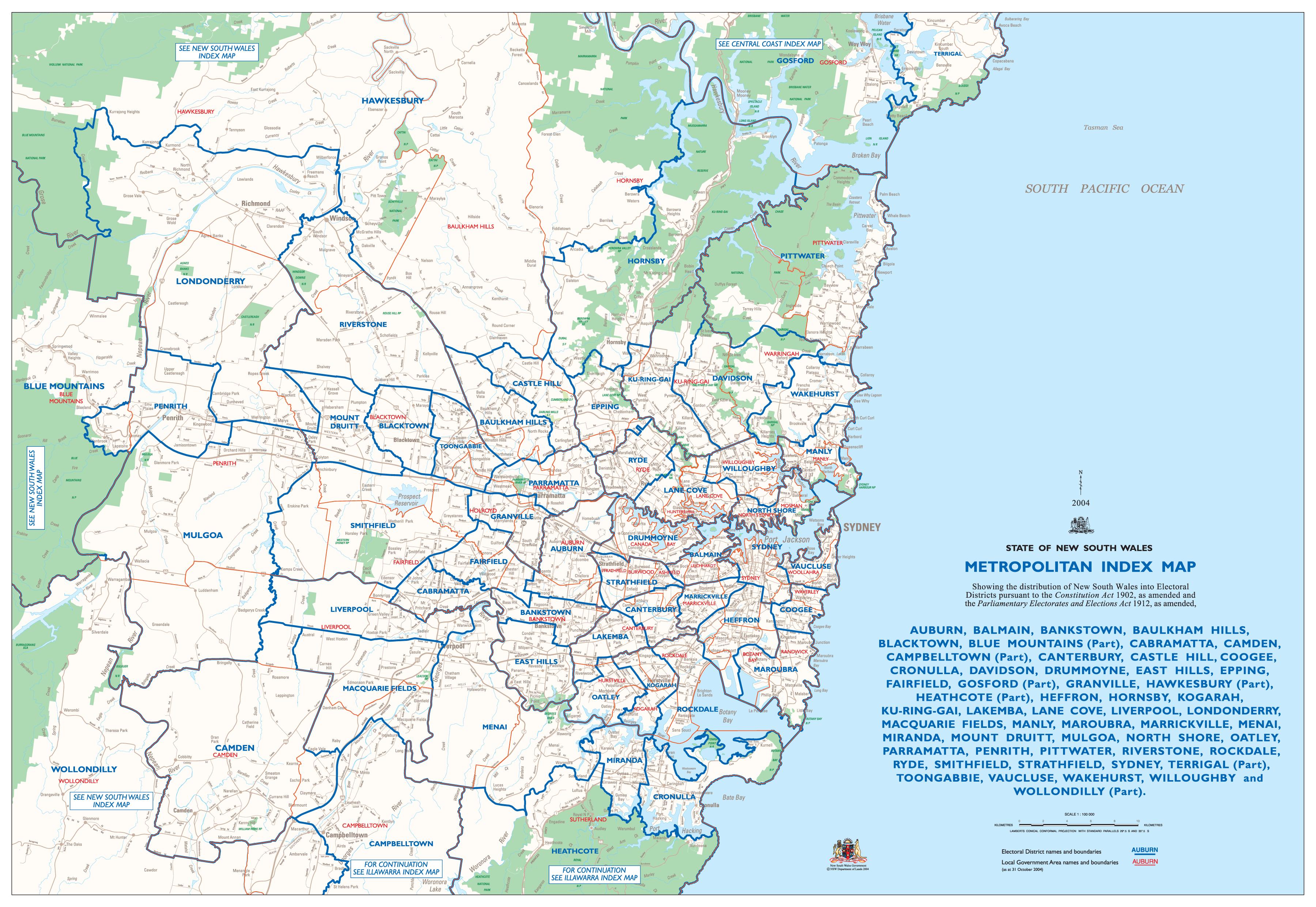 Map Of Sydney Suburbs Sydney Map Suburbs Australia