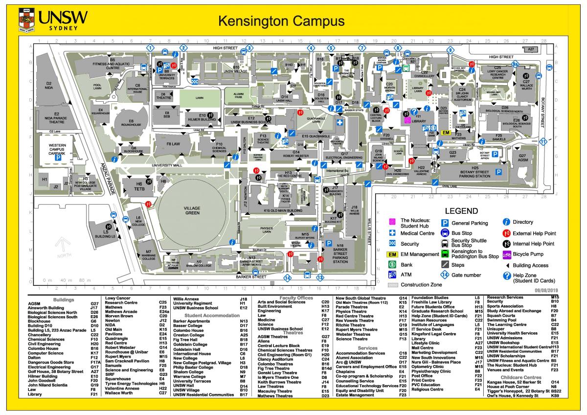 unsw campus map