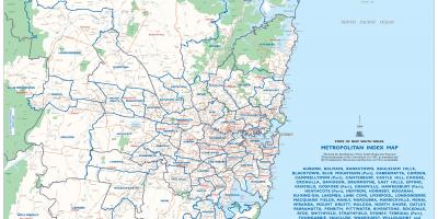 Map of sydney metropolitan area