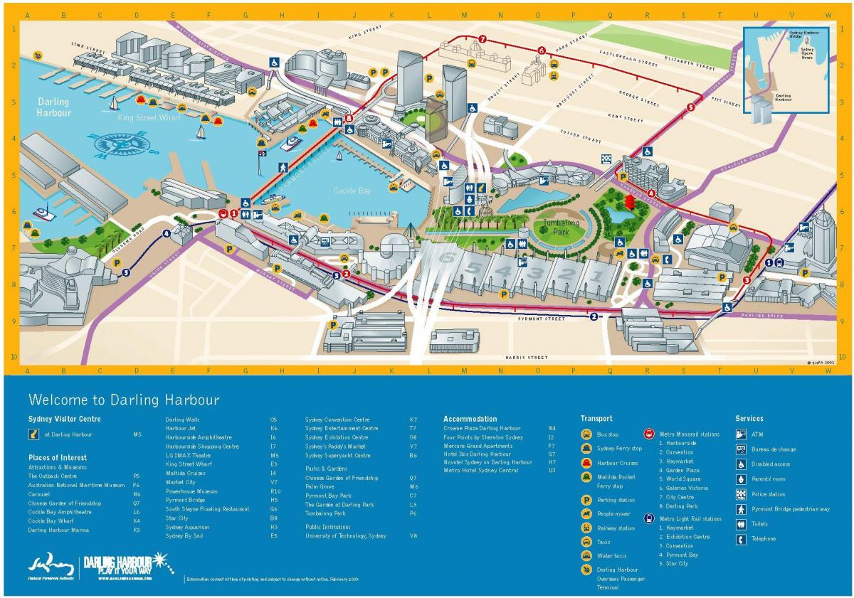 map of darling harbour