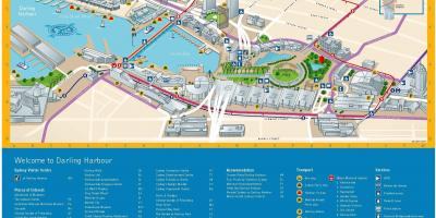 Map of darling harbour