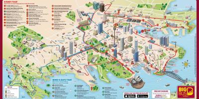 Map of sydney attractions