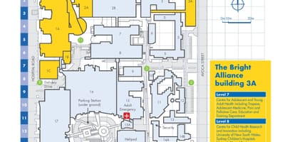 Sydney children's hospital randwick map