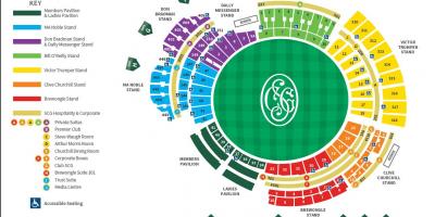 Sydney cricket ground seating map
