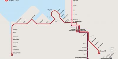 Light rail sydney map