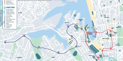 Monorail sydney map