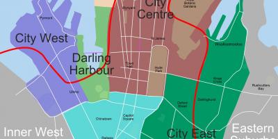 Map of sydney neighborhoods
